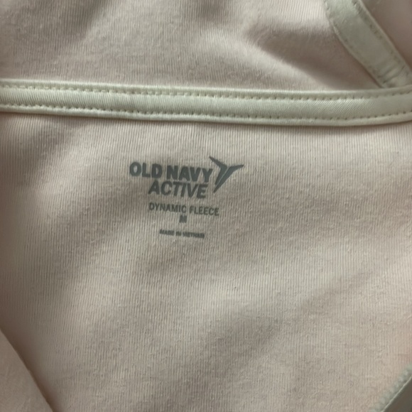 A light pink zip up hoodie from old navy active wear. Size Medium - Picture 2 of 2